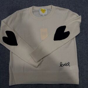 Kerri Rosenthal Patchwork Pullover | color: natural | size: M